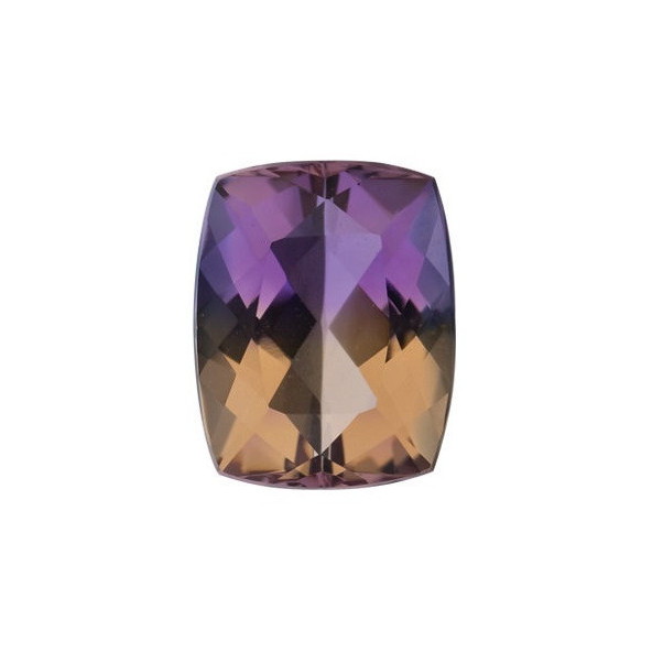 Ametrin antický cushion 12 x 10 mm 5,02ct Fazetovaný AEUFAAPY-12