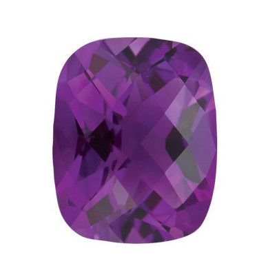 Ametyst antický cushion 9 x 7 mm 1,88ct Checkerboard cut AMUCAAPU-9