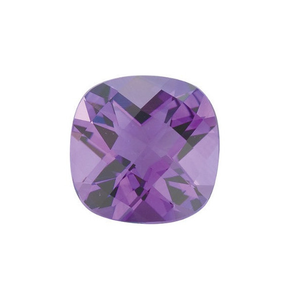 Ametyst antický štvorec 6 x 6 mm 0,85ct Checkerboard cut AMVCAPU-6