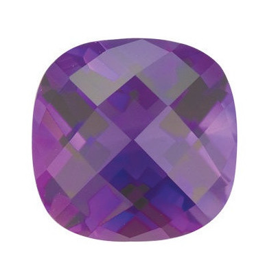 Ametyst antický štvorec 7 x 7 mm 1,45ct Checkerboard cut AMVCAAPU-7