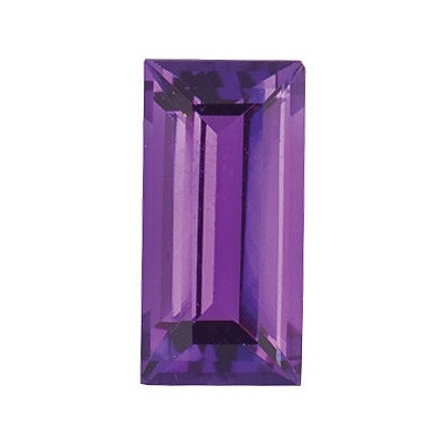 Ametyst rovná bageta 5 x 3 mm 0,3ct Fazetovaný AMBFAAPU-5-2