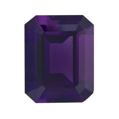 Ametyst emerald 6 x 4 mm 0,54ct Fazetovaný AMEFAAAPU-6