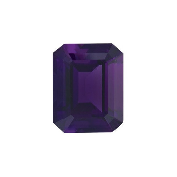 Ametyst emerald 8 x 6 mm 1,52ct Fazetovaný AMEFAAAPU-8