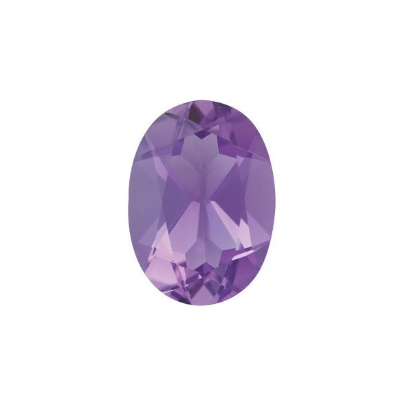 Ametyst ovál 10 x 8 mm 2,52ct Fazetovaný AMOFBPU-10