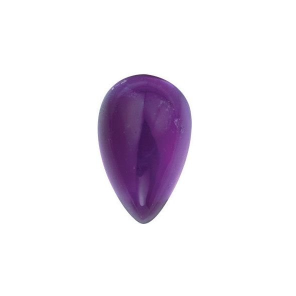 Ametyst slza 5 x 3 mm 0,47ct Kabošon AMXKAAPU-5