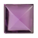 Ametyst štvorec 10 x 10 mm, A, Kabošon