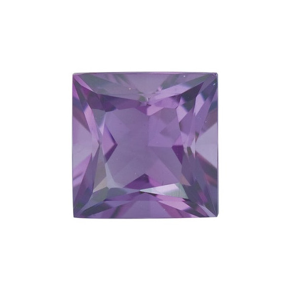 Ametyst štvorec 6 x 6 mm 1,05ct Princess cut AMPPAPU-6