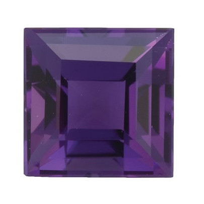 Ametyst štvorec 6 x 6 mm 1,08ct Step-cut AMPSAAPU-6