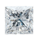 Prírodný diamant biely štvorec 3,5 x 3,5 mm 0,27ct, Square cut, SI2