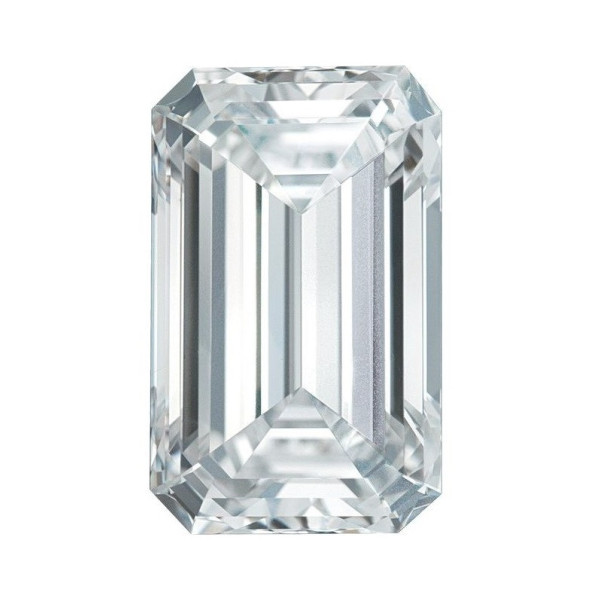 Briliant biely emerald 5 x 3 mm 0,33ct Radiant-Cut BIERSI2G-5