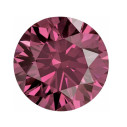 Prírodný diamant rúžový okrúhly briliant 3,2 mm 0,12ct