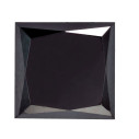 Prírodný diamant čierny štvorec 1,8 x 1,8 mm 0,06ct, Princess cut
