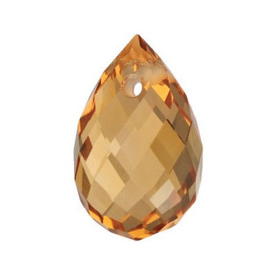 Citrín briolette 8 x 5 mm Fazetovaný CNYFAAYL-8