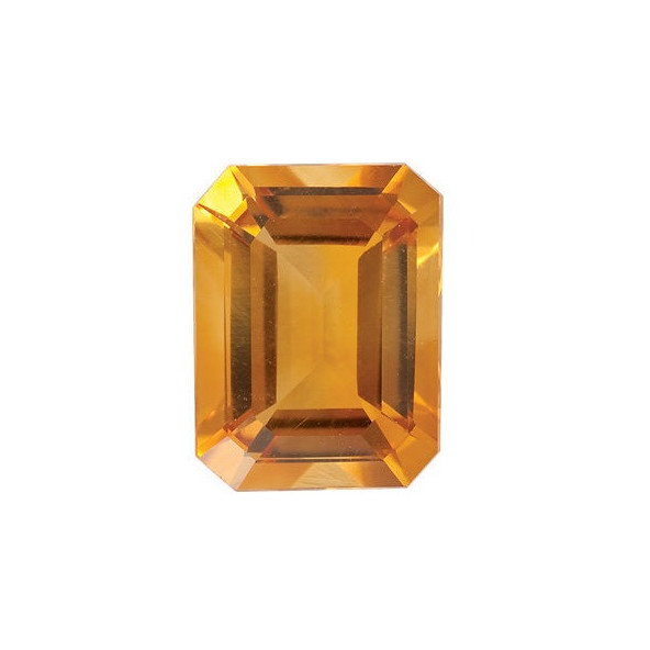 Citrín emerald 6 x 4 mm 0,54ct Fazetovaný CNEFAAYL-6