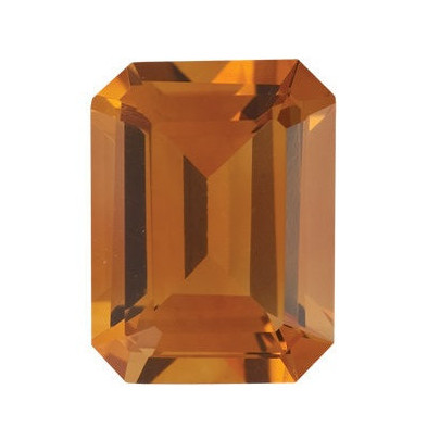 Citrín emerald 6 x 4 mm 0,54ct Fazetovaný CNEFAAAYL-6