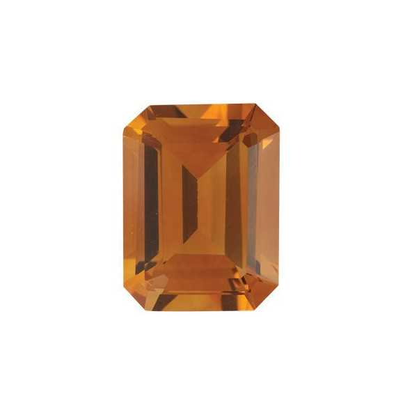 Citrín emerald 7 x 5 mm 0,99ct Fazetovaný CNEFAAAYL-7