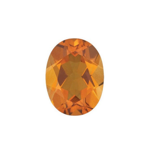 Citrín ovál 10 x 8 mm 2,52ct Fazetovaný CNOFAAAYL-10