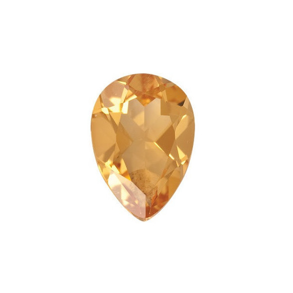 Citrín slza 7 x 5 mm 0,65ct Fazetovaný CNXFAYL-7