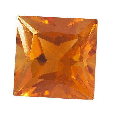 Citrín štvorec 6 x 6 mm 1,05ct Princess cut CNPPAAAYL-6