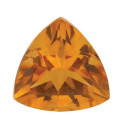 Citrín trillion 4 x 4 mm, AA, Fazetovaný