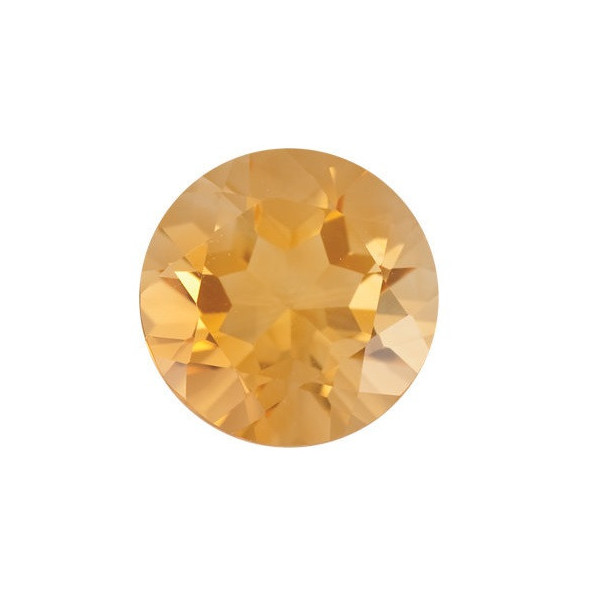 Citrín okrúhly 2 mm 0,025ct Fazetovaný CNRFAYL-2