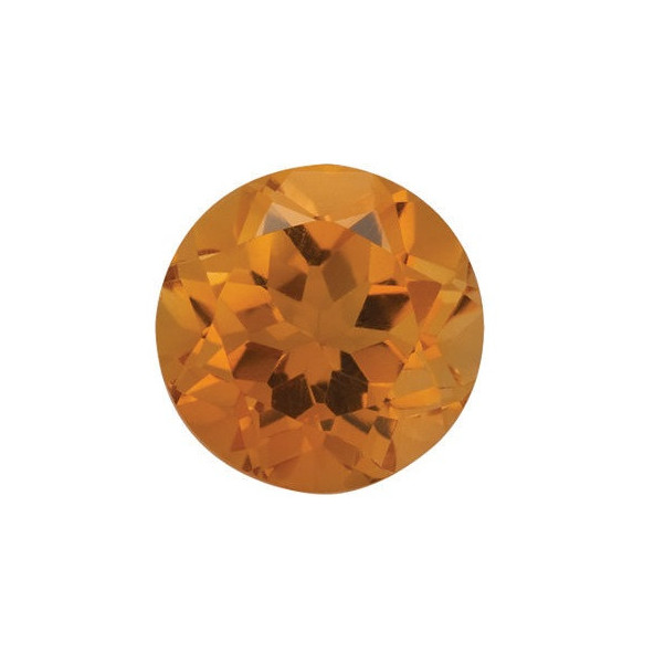 Citrín okrúhly 5 mm 0,47ct Fazetovaný CNRFAAYL-5