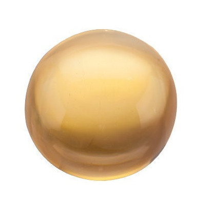 Citrín okrúhly 7 mm 1,5ct Kabošon CNRKAAYL-7