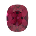 Granát rhodolit antický cushion 9 x 7 mm, AA, Fazetovaný