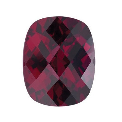 Granát rhodolit antický cushion 8 x 6 mm 1,77ct Checkerboard cut GRUCAARP-8