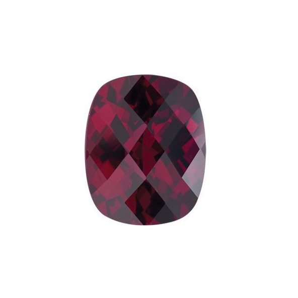 Granát rhodolit antický cushion 10 x 8 mm 3,99ct Checkerboard cut GRUCAARP-10