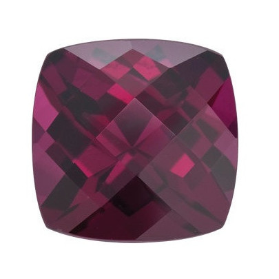 Granát rhodolit antický štvorec 7 x 7 mm 2,11ct Checkerboard cut GRVCAARP-7
