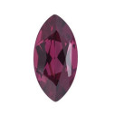 Granát rhodolit markíz 8 x 4 mm, AA, Fazetovaný