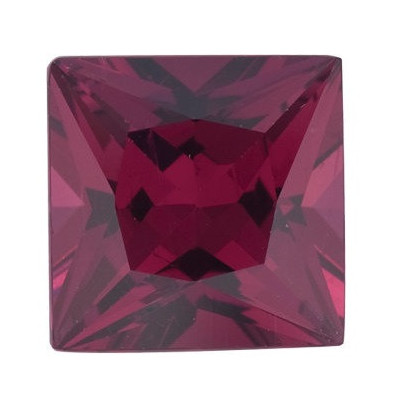 Granát rhodolit štvorec 6 x 6 mm 1,52ct Princess cut GRPPAARP-6