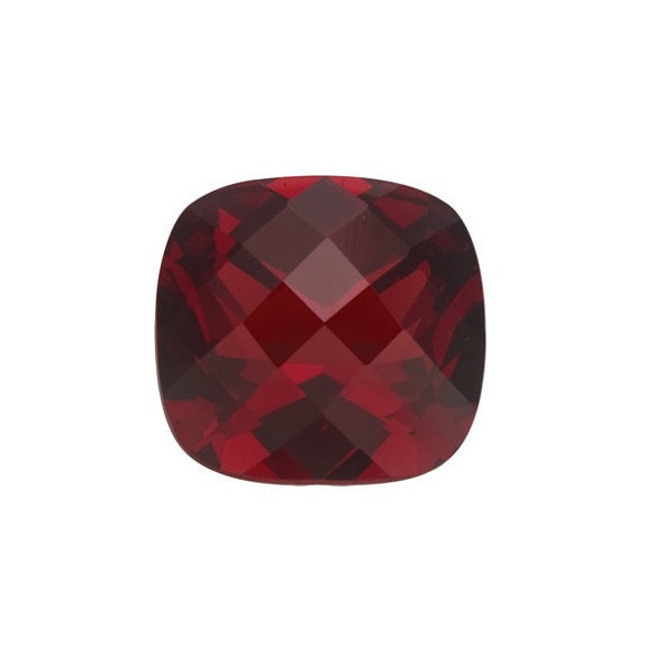 Granát mozambik antický štvorec 10 x 10 mm 5,29ct Checkerboard cut GRVCAAS-10