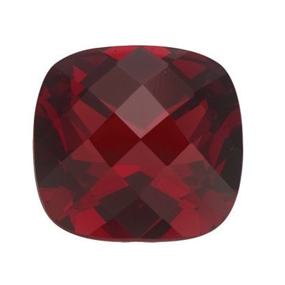 Granát mozambik antický štvorec 12 x 12 mm 10,15ct Checkerboard cut GRVCAAS-12