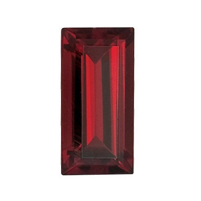 Granát mozambik rovná bageta 5 x 2,5 mm 0,34ct Fazetovaný GRBFAAS-5-2