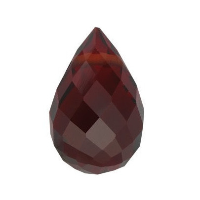 Granát mozambik briolette 6 x 4 mm Fazetovaný GRYFAAS-6