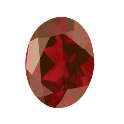 Granát mozambik ovál 12 x 10 mm 6,61ct Fazetovaný GROFAAS-12