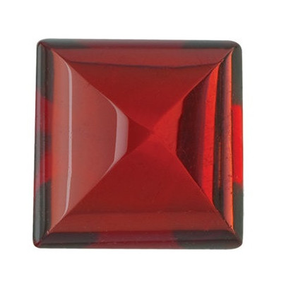 Granát mozambik štvorec 3 x 3 mm 0,22ct Kabošon GRPKAAS-3