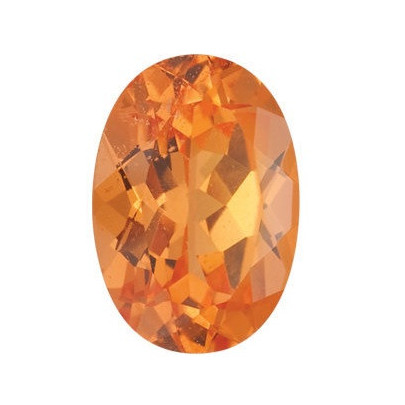 Granát spessartit ovál 4 x 3 mm 0,25ct Fazetovaný GROFAAOR-4