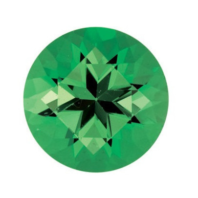 Granát tsavorit okrúhly 4 mm 0,29ct Fazetovaný GRRFAAGR-4