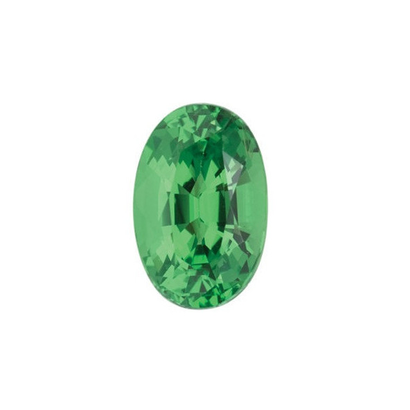 Granát tsavorit ovál 6 x 4 mm 0,55ct Fazetovaný GROFAAGR-6
