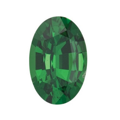 Granát tsavorit ovál 4 x 3 mm 0,2ct Fazetovaný GROFAAAGR-4