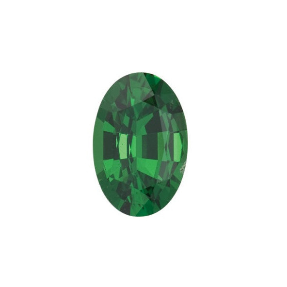 Granát tsavorit ovál 4 x 3 mm 0,2ct Fazetovaný GROFAAAGR-4