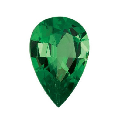 Granát tsavorit slza 5 x 3 mm 0,25ct Fazetovaný GRXFAAAGR-5