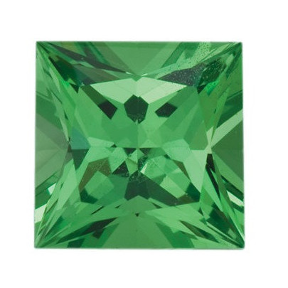 Granát tsavorit štvorec 2,75 x 2,75 mm 0,14ct Princess cut GRPPAAGR-2,75