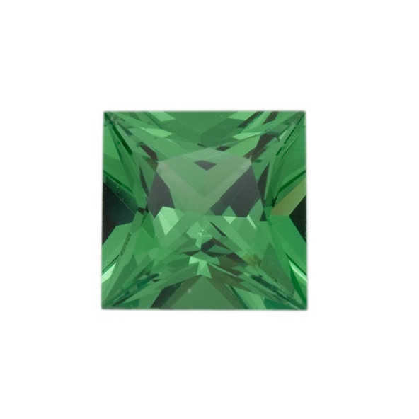 Granát tsavorit štvorec 2,5 x 2,5 mm 0,13ct Princess cut GRPPAAAGR-2,5