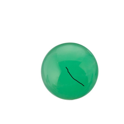 Chryzopras okrúhly 8 mm 2,32ct Kabošon CZRKSGR-8