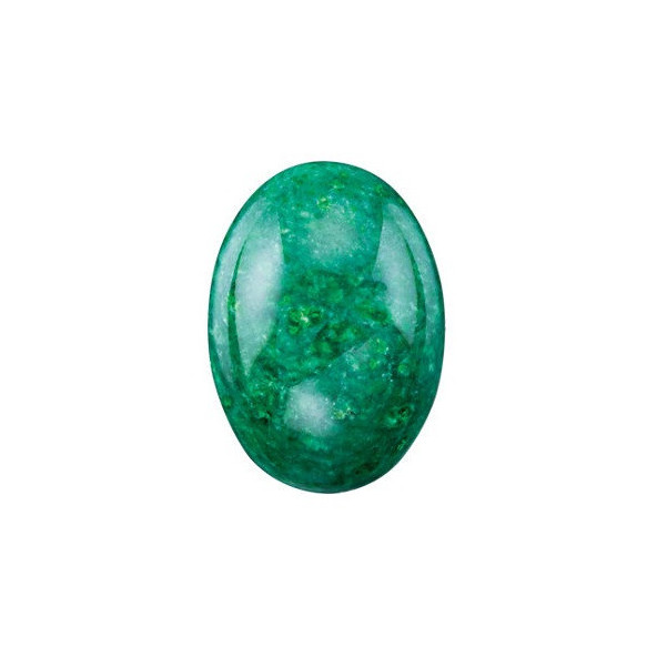 Jadeit ovál 7 x 5 mm 1,13ct Kabošon JTOKSGR-7