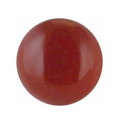 Karneol okrúhly 3 mm 0,22ct Kabošon KARKSOR-3